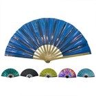 Large Folding Hand Fan     Chinese Japanese Dance Cosplay Prop For Women