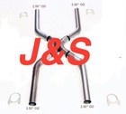         stainless Steel Ss409 Universal Crossover X-pipe Exhaust System Kit 2 5  Js