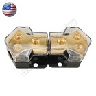 Car Audio Splitter Amp Power 0 2 4 Gauge In 4 6 8 Gauge Out Distribution Block