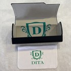 Dita Sunglasses Eyeglasses Optical Hard Leather Case With Cleaning Cloth   Box