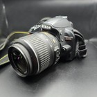 Nikon D3100 Dslr Camera W  Af-s Dx 18-55mm Vr Lens Battery Charger Strap