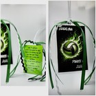 Personalized Laminated Tags With Ribbons And Custom Names For Sports Teams