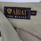 Ariat Pro Series Pro Circuit Breeches 30r Khaki Riding Pants Coolmax Mens