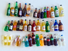 30pc 1 6 Dollhouse Miniature Beer Mixed Drink Whiskey Wine Soda Bottles Bar