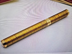 S t  Dupont Plume Lady Shantung Laque De Chine Jaune Ambre Rollerball Pen