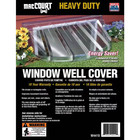 Window Well Cover Plastic Heavy-duty Clear 19x15 In Basement Protector Durable