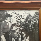 Vintage Rin Tin Tin Signed Photo James Brown Lee Aaker Rusty Framed 10x12