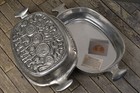 Don Drumm Large Rectangular Casserole Cast Aluminum 8 Quart 17 5 x10 5  New Vtg
