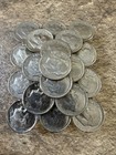 Vintage Silver Coins Dimes Belt Buckle