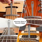 10 Pcs Guitar Luthier Tools Include 9 Understring Silver And Black
