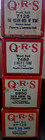Vintage Lot Of 20 Qrs Word Roll Piano Player Music Rolls   free Shipping 