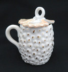 Porcelain Mustard Pot    Jam Jar