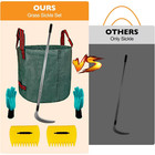 Long Handle Weeding Sickle With Serrated Doubleedged Blade For Efficient Yard Ma