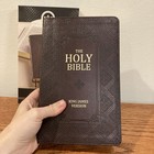 The Holy Bible King James Version Giant Print   Jesus Words In Red   Indexed