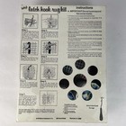 Betty   s Rug Squares Latch Hook Kit Vtg  70s 12x12 Blue Cat  713 New Sealed Box