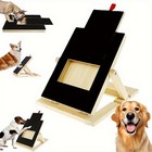 Wood Dog Nail Scratch Pad Adjustable Sand File Pet Nail Grooming Training Toy