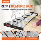 Vevor 32 Note Glockenspiel Xylophone Bell Kit With Mallets  Stand   Practice Pad