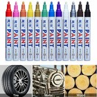 14pcs Waterproof Permanent Paint Marker Pen For Car Tyre Tire Tread Rubber Metal