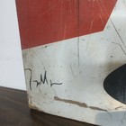 Vintage Original Retired Road Sign The Eyes Of Texas Are Upon You 20  X 33 