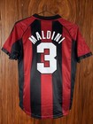 Ac Milan 1998-99 Serie A Home Jersey     Maldini  3