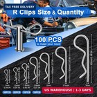 Cotter Pin Assortment Kit  220pcs Cotter Pins 13 Sizes Premium 304 Stainless Ste