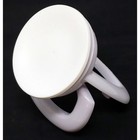 Suction Cup Bathtub And Shower Grab Bar Balance Assist Handle Safety Rail White
