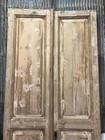 Antique French Double Doors  39x95  Raised Panel Doors  European Doors A296