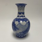 Chinese Porcelain Blue And White Porcelain Vase  Buetiful Landscape 12   