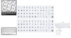 Durable English Keyboard Stickers - 2pcs Matte Labels For Laptops   Desktops