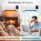 2 In1 Portable Air Conditioner And Electric Heater For Room Heating And Cooling