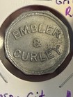 Trade Token - Emblem   Curley Old Corner Grill Rest - Johnson City  Ny