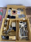 Vintage Singer Sewing Box With Sewing Machine Parts And Accessories