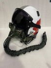 Hgu-55 Custom Rex Pilot Helmet W leather Edgeroll mask Oxy Replica 