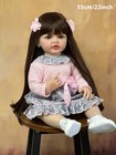 22inch Reborn Baby Doll With Full Body Soft Vinyl 55cm Newborn Girl Princess