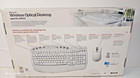 Microsoft White Special Edition Wireless Optical Desktop Keyboard Mouse Combo