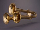 Rare Museum Piece Don E  Getzen Trumpet With Two Dummy Bells  B-flat