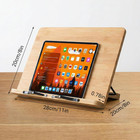 Adjustable Book Stand  Stable And Lightweight Wooden Textbook Holder Stand  Bibl