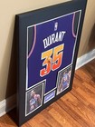 Kevin Durant Autographed signed Phoenix Suns Framed El Valle Jersey Jsa Coa