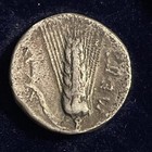 Lucania Metapontum Ar Stater 330-280 B c   Demeter Head-wheat Ear 142