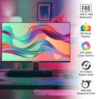 Ips 27  Led Gaming Monitor 1920 X 1080p 75hz 99  Srgb 320 Lux Hdmi X2 Vga Bui   