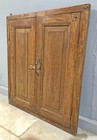 Antique Wooden Wall D  cor Window Panel Frame Original Old Hand Crafted