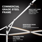 Eagle Peak 10x10 Commercial Pop Up Canopy Tent With One Detachable Sidewall