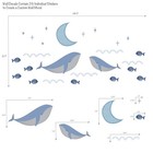 Lambs   Ivy Bubbles   Squirt Aquatic Under Sea Whale fish Wall Decals stickers