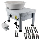 1pc 280w 25cm Electric Pottery Wheel Work Clay Ceramic Machine   Shaping Tool