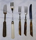 Antique Vintage French Cutlery Some Silver