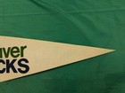 1970 s Nhl Vancouver Canucks Ice Hockey 30  Full Size Pennant Flag Vintage