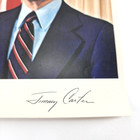 Jimmy Carter Pre-printed Signed Autograph 8x10 Color Photo Us President 1970 s