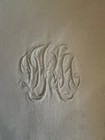 Antique French Linen Napkins 12 Large White Dka Monogrammed Set Of 12