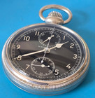 Beveled Glass Pocket Watch Crystal Hamilton Model 23 Military Chronograph