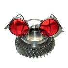 Antique Wwii Red Willson Goggle Sunglasses Spectacles Vtg Old Steampunk Glasses